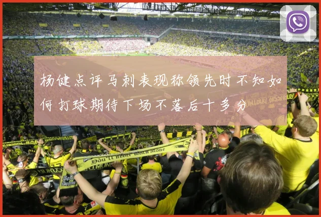 杨健点评马刺表现称领先时不知如何打球期待下场不落后十多分